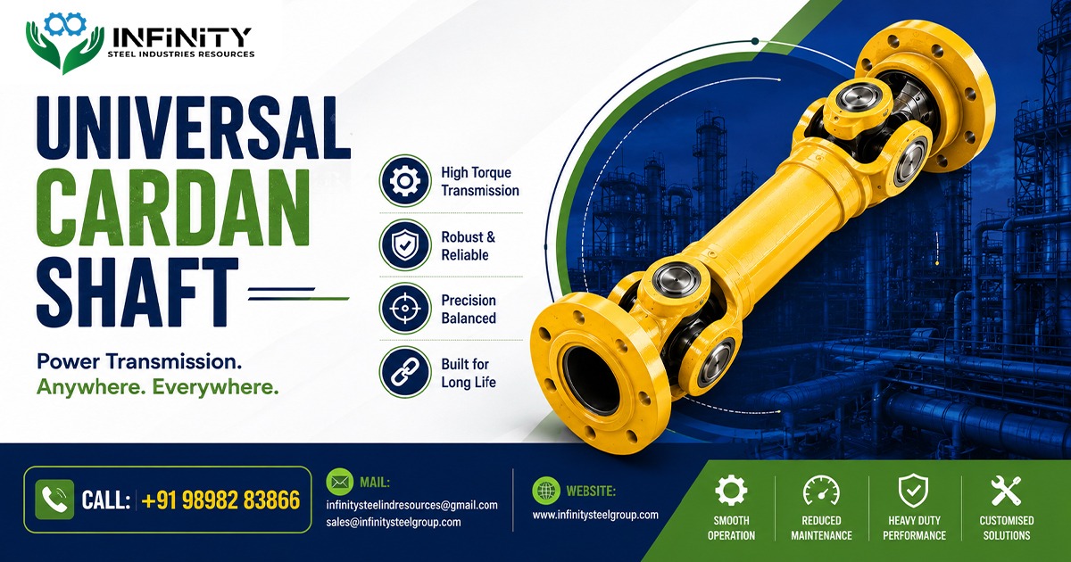 Top Cardan Shaft Supplier In Colombia | Infinity Steel Industries