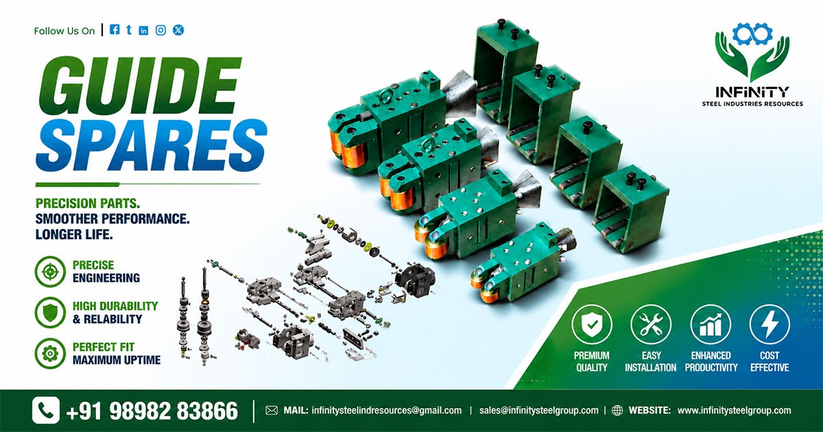 High-Quality Guide Spares Supplier In Italy | Infinity Steel Industries